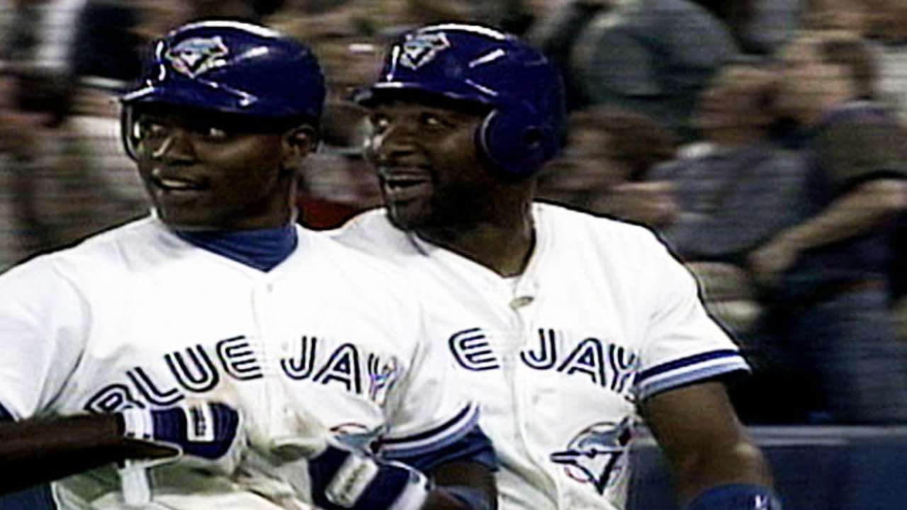Delgado's first big league homer