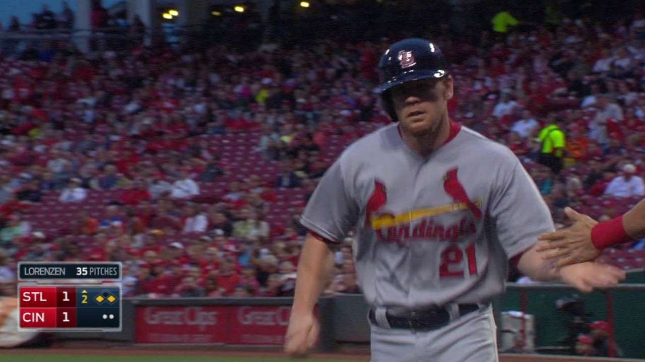 Lackey's RBI groundout