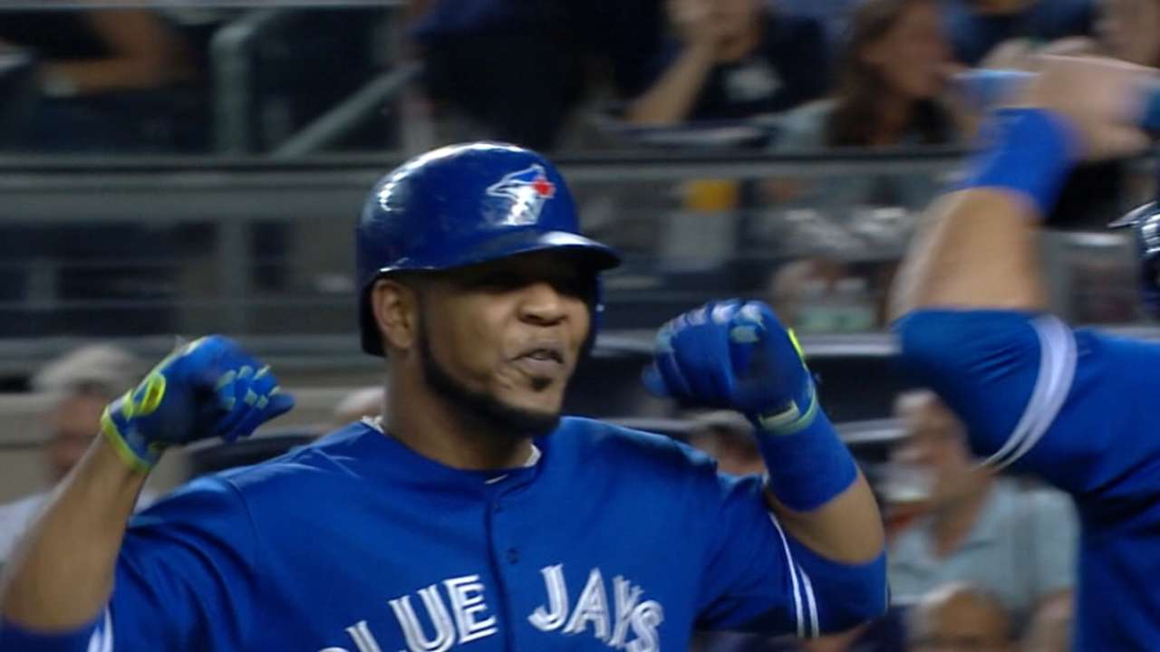 Blue Jays' five home runs