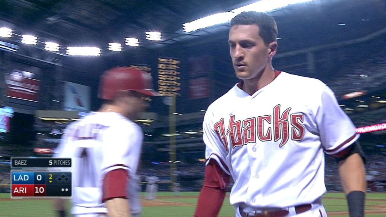 Ahmed flirts with cycle on four-hit night