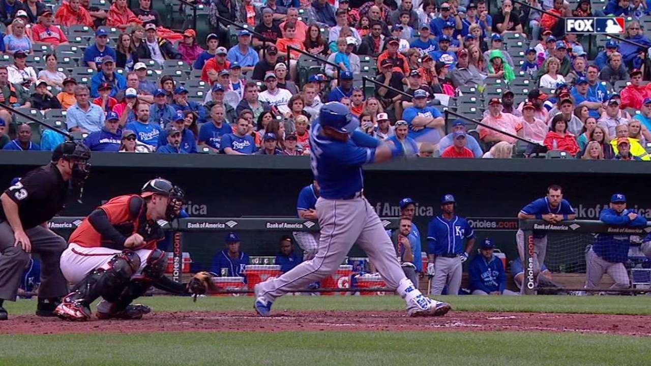 Perez's two-run single