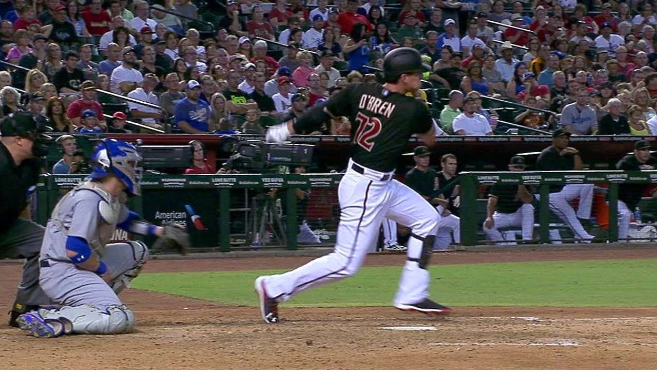 Prospect O'Brien mulling return to catcher