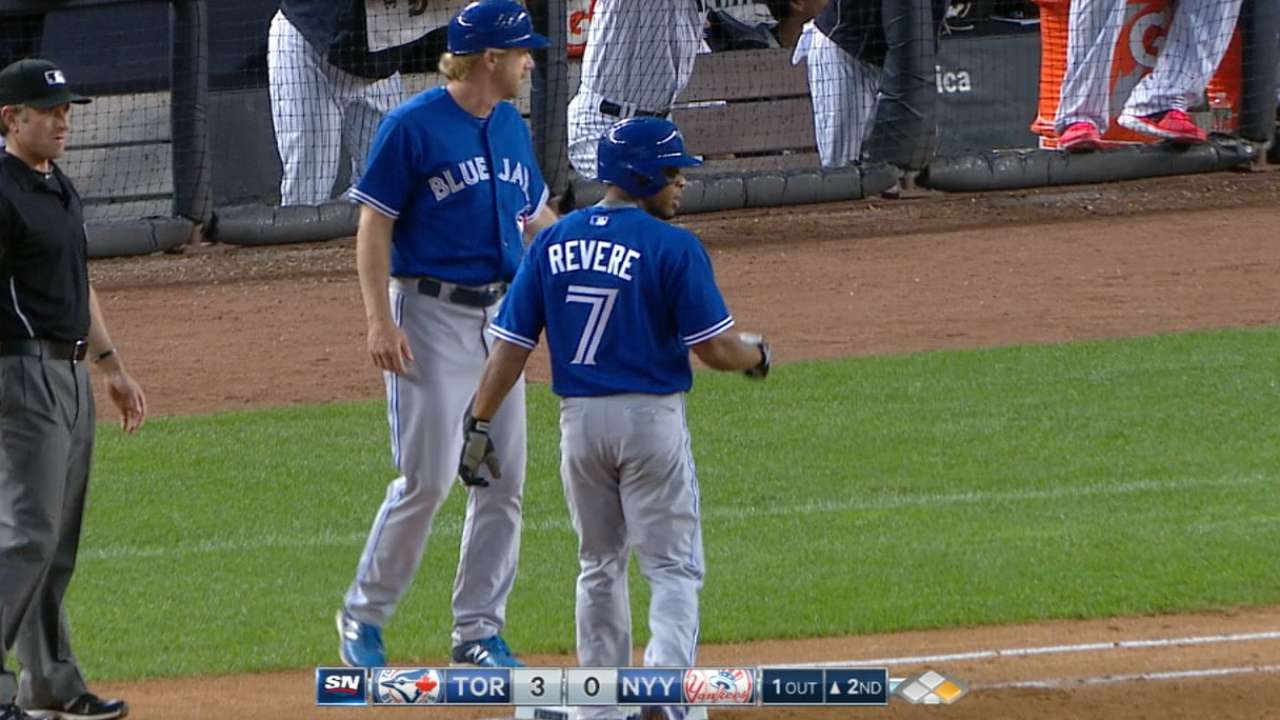 Revere's four-hit game