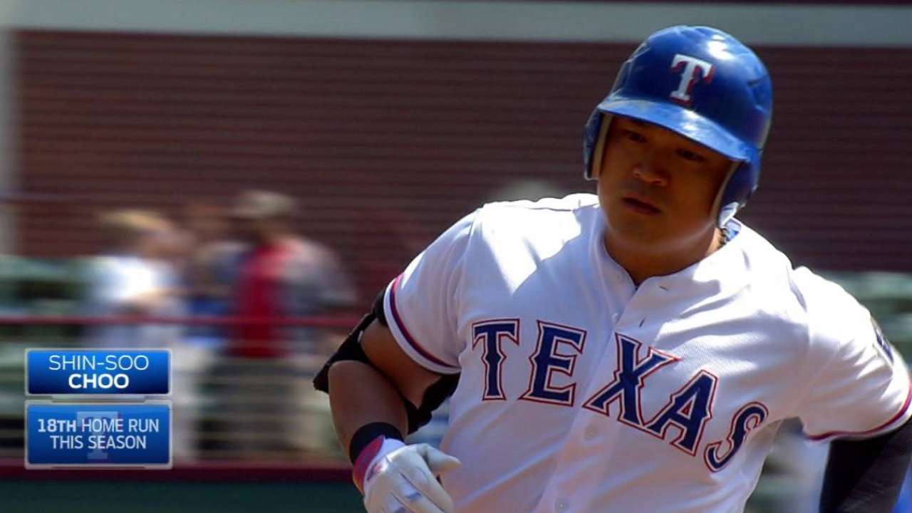 Choo's long solo homer