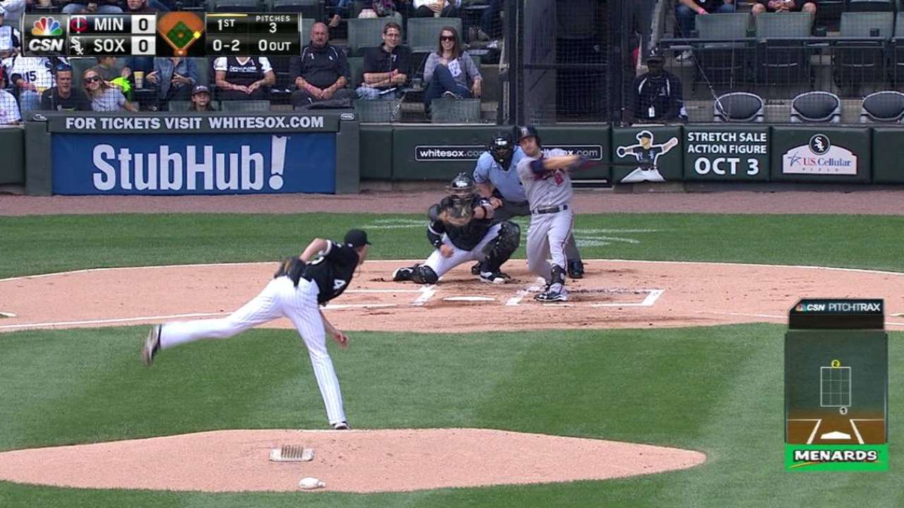 Sale strikes out Dozier
