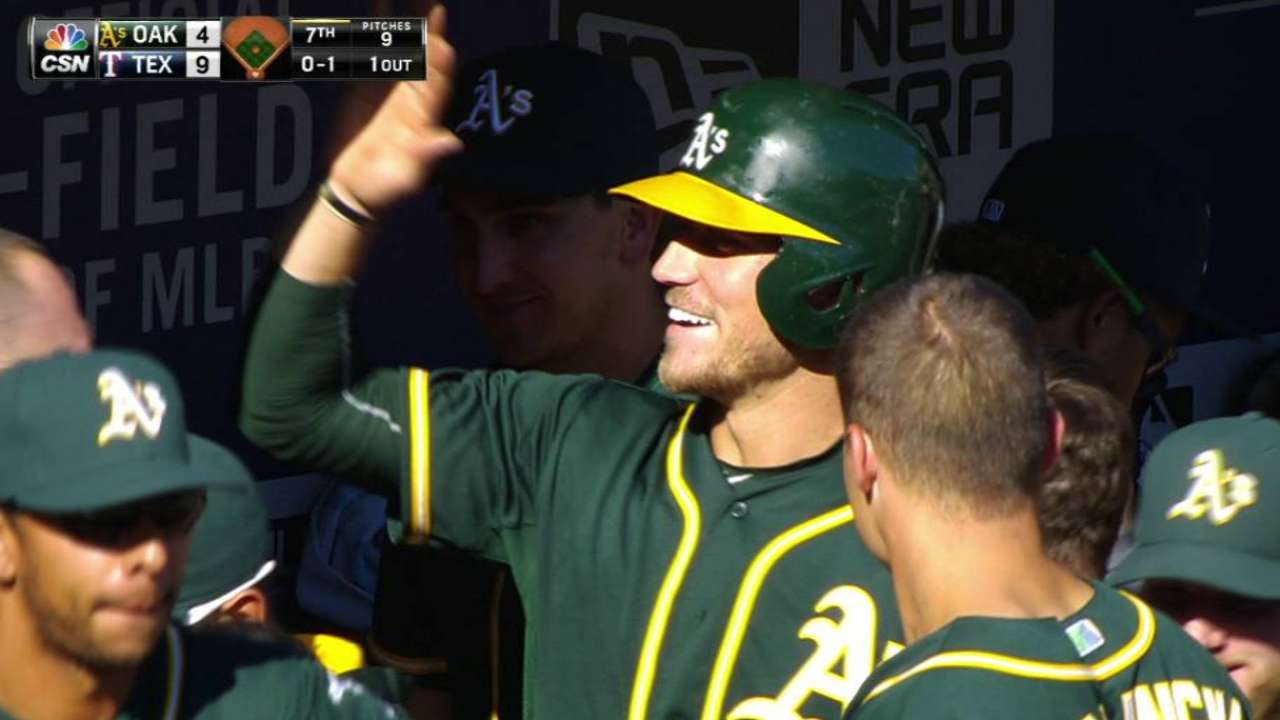 Blair's solo home run