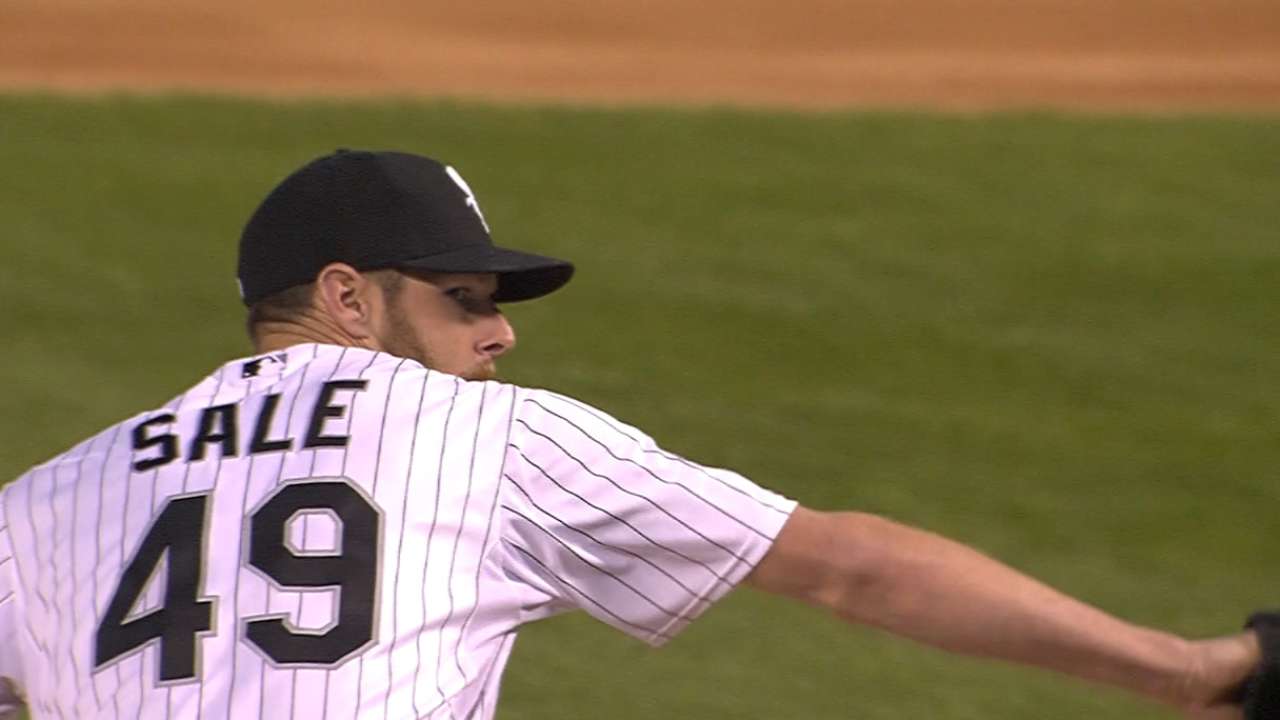 Sale among Best Starting Pitcher nominees