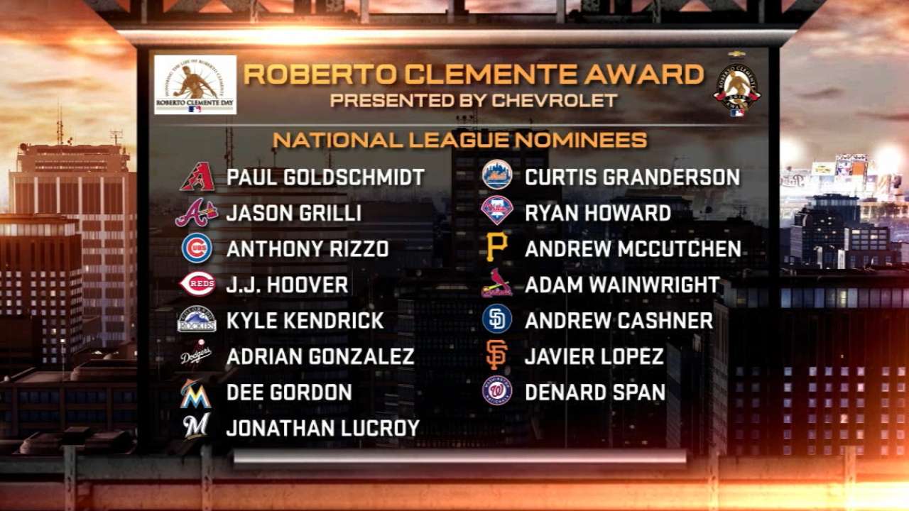 Voting underway for Roberto Clemente Award