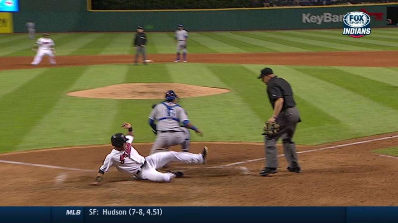 Chisenhall's three RBIs propel Tribe past Royals