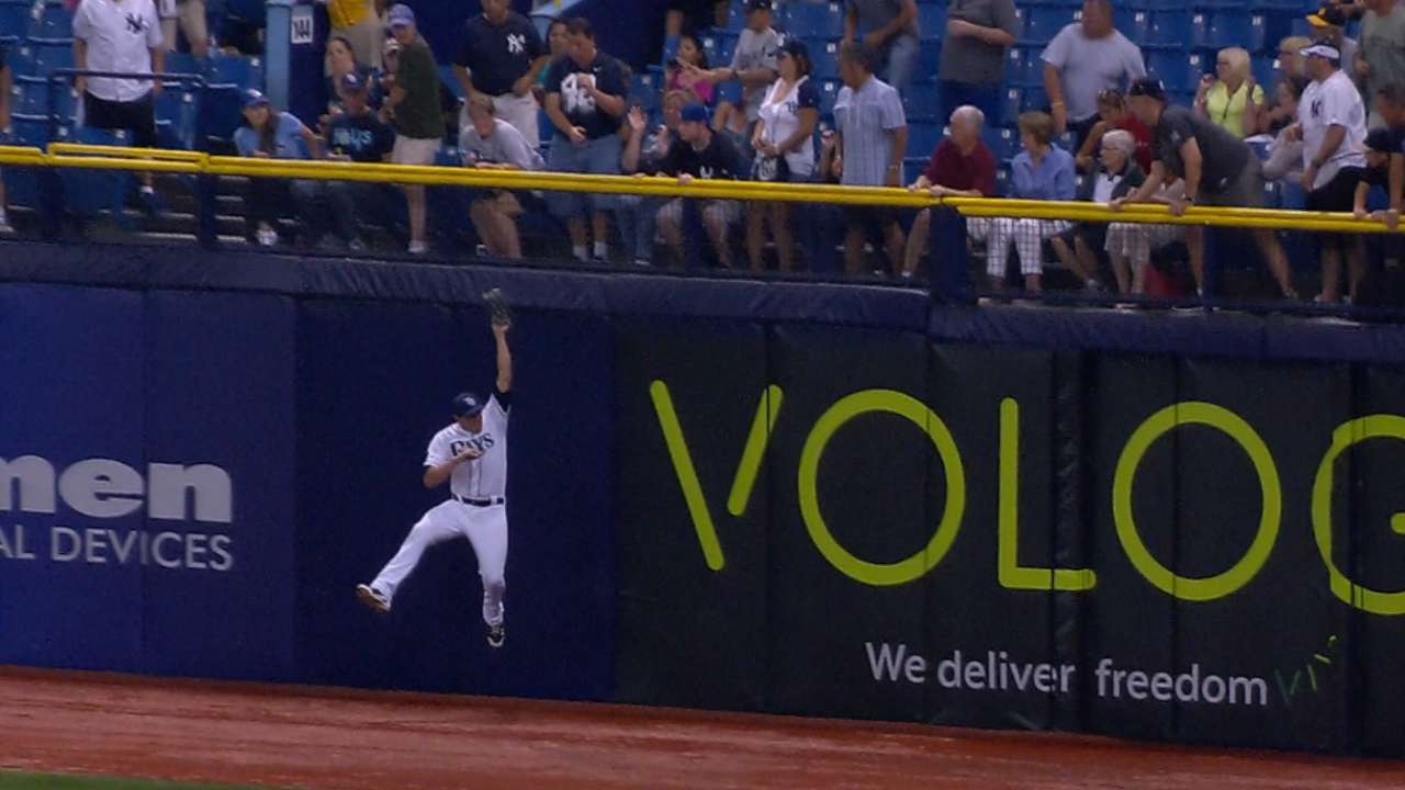 Mahtook turns high-stakes DP for Rays