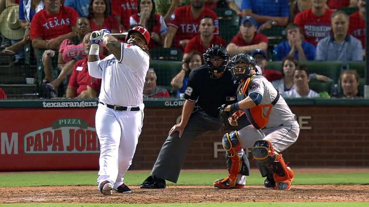 Prince Fielder acerca a Rangers a medio juego de los Astros