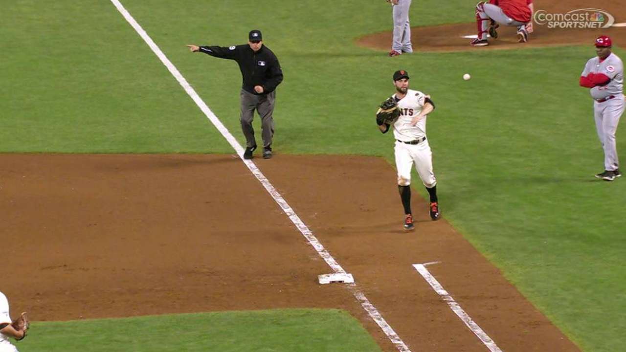 Belt gets the out at home