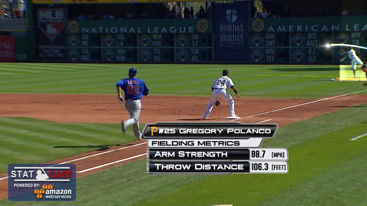 Statcast: Polanco's 9-3 putout