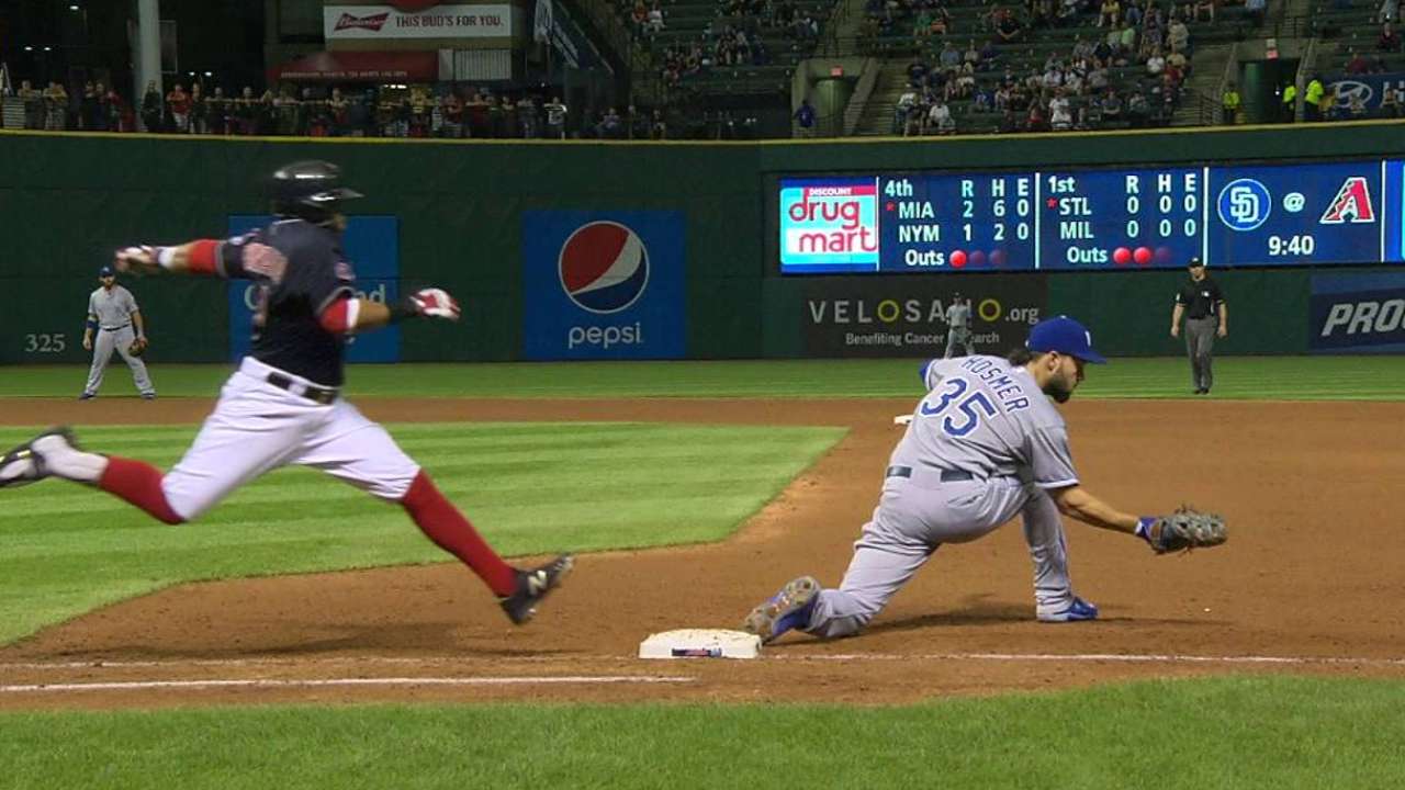 Zobrist's diving stop