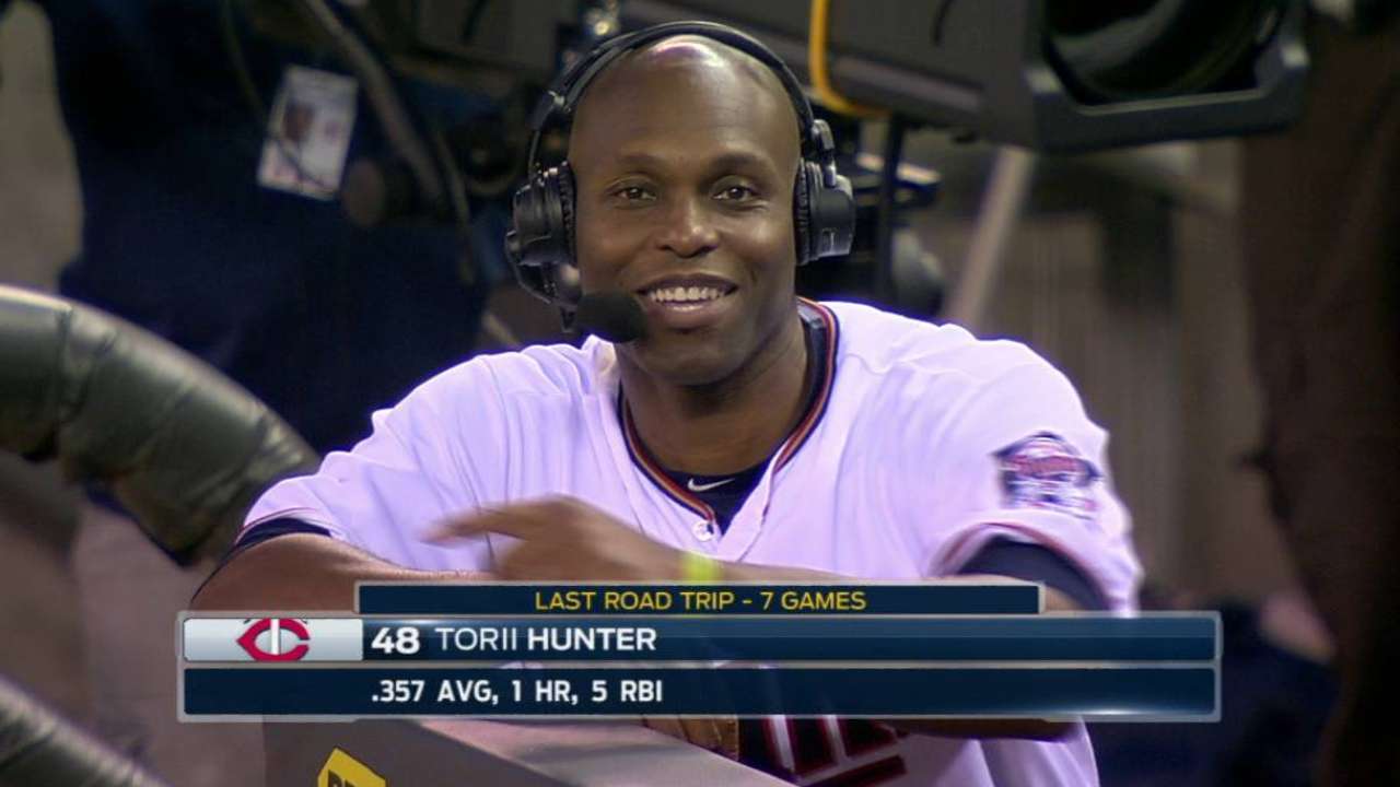 Hunter on his health, Twins