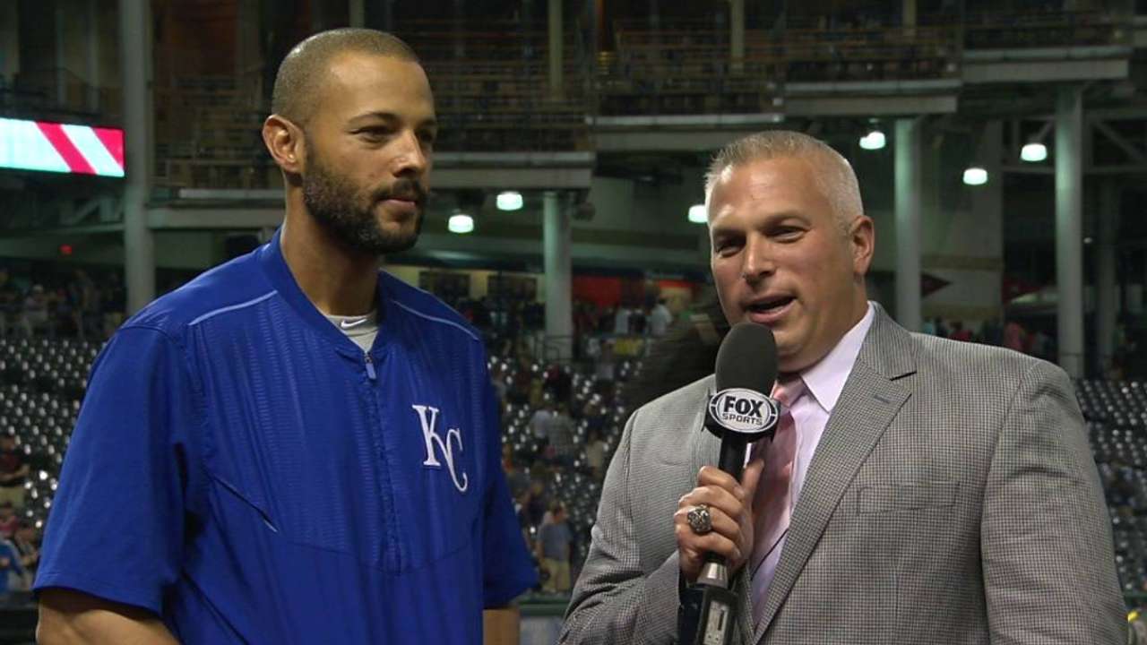 Rios on homer, Royals' win