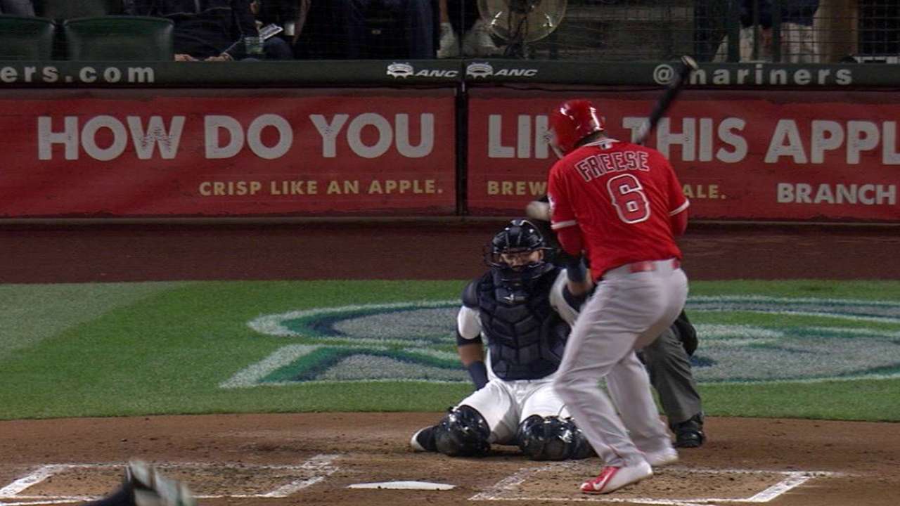 Freese gets hit, benches warned