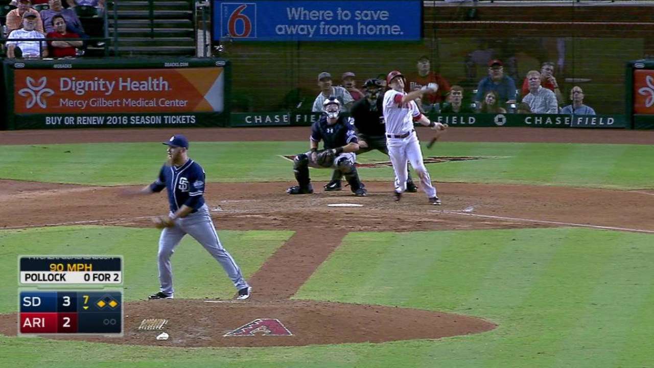 Pollock powers D-backs past Padres