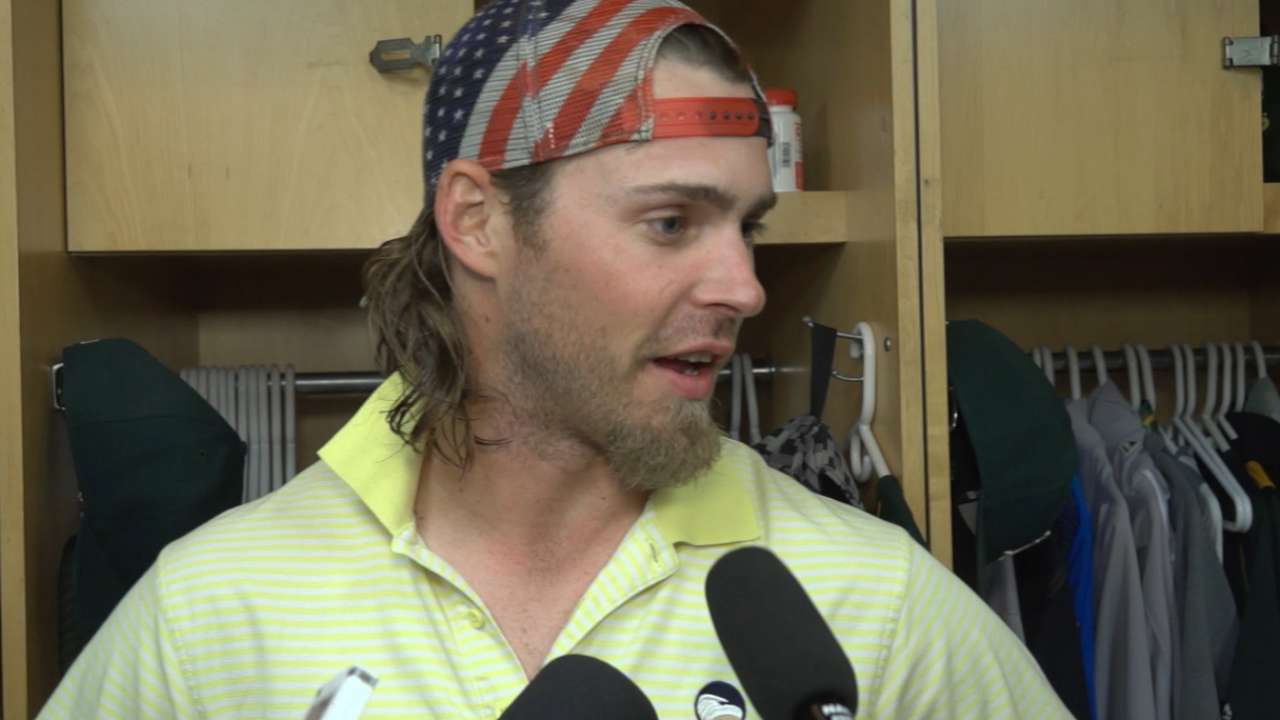 Reddick, Brooks on A's big win