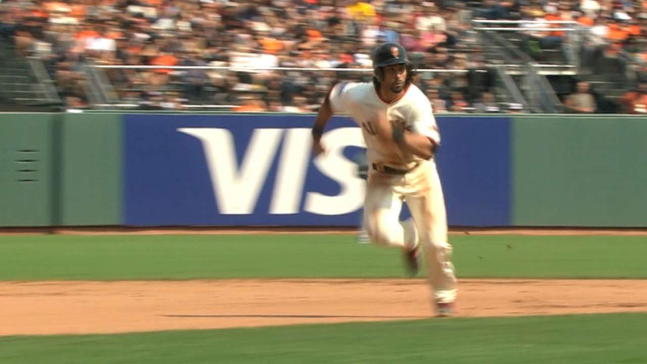 Pagan steals three bases