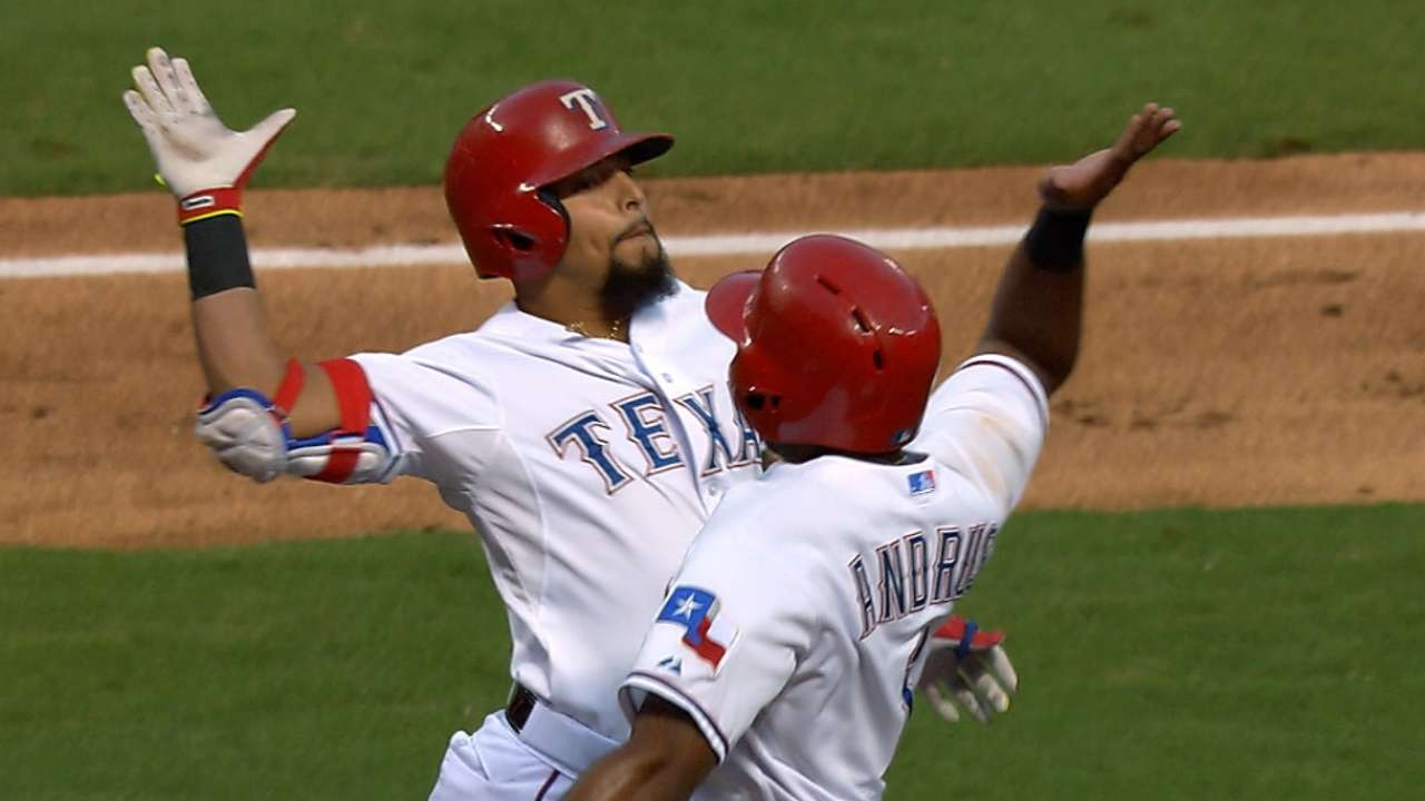 Rangers' six-run 1st