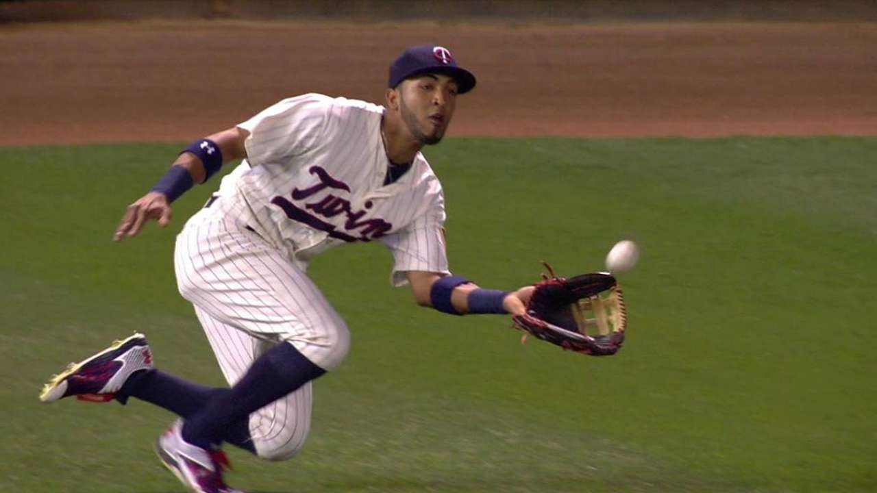 Rosario's sweet sliding grab