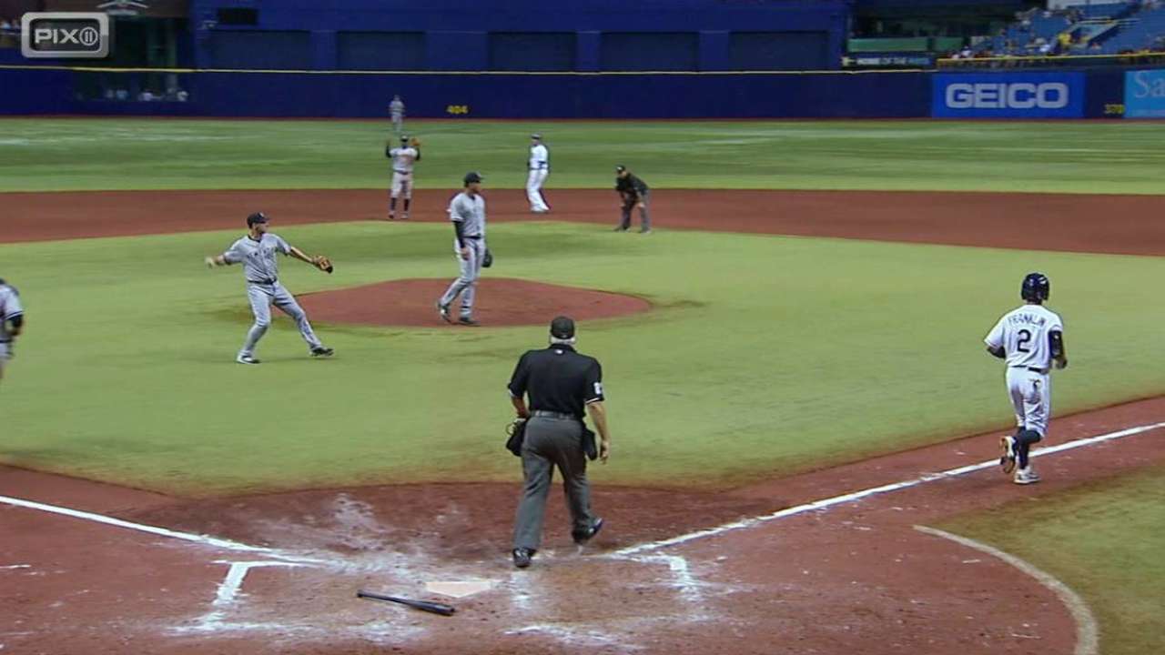 Yankees turn two in the 8th