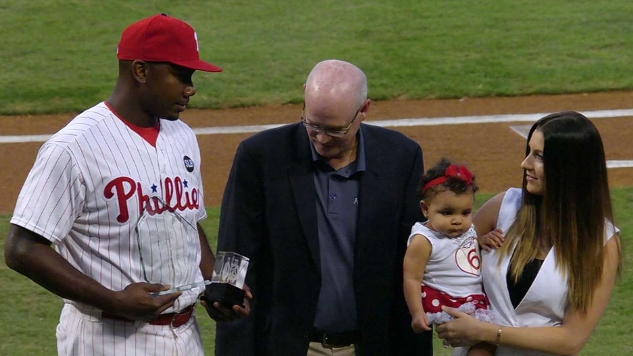 Howard honored before game