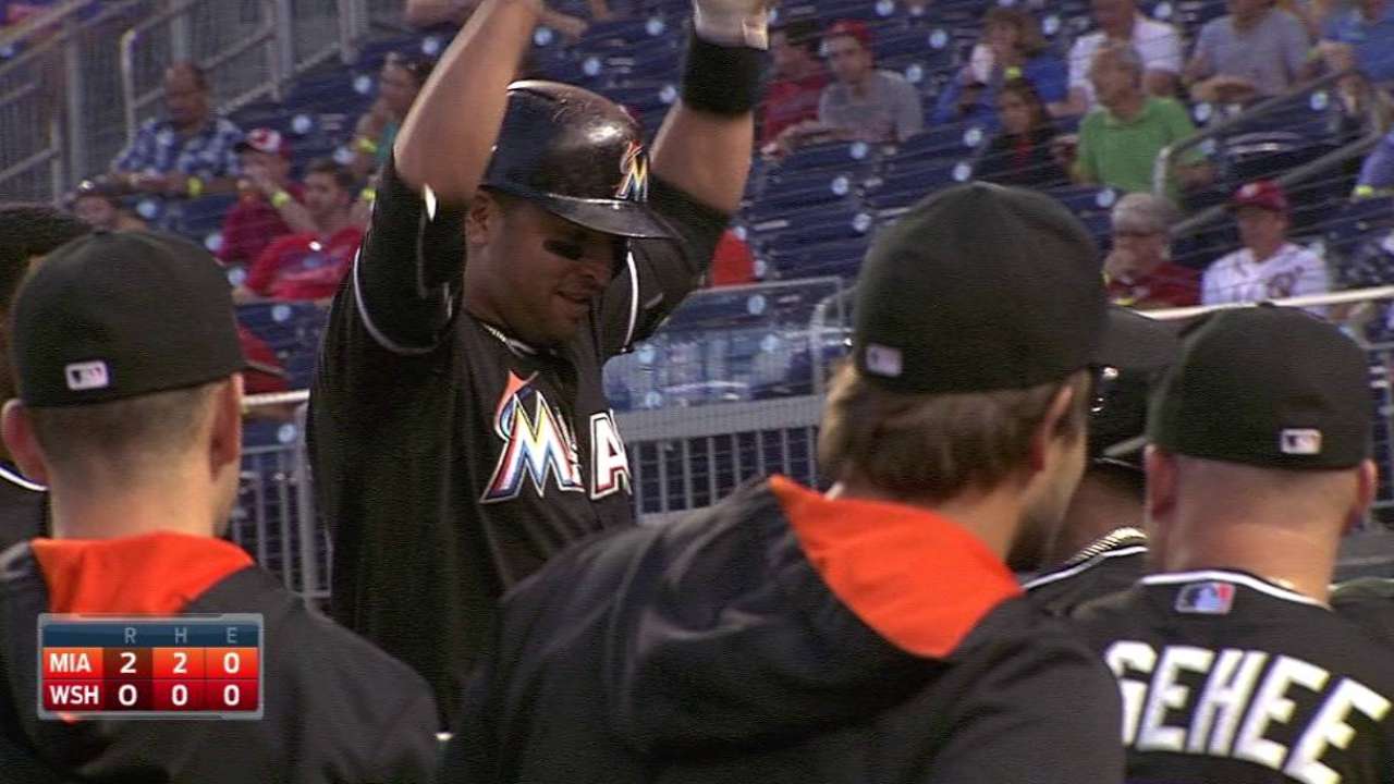 Prado's two-run shot