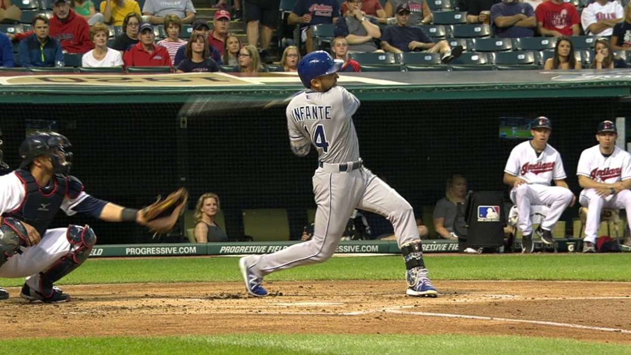 Infante's three-run home run