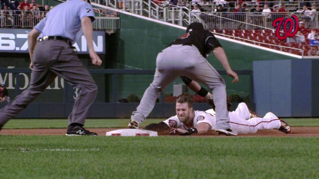 Harper advances to third