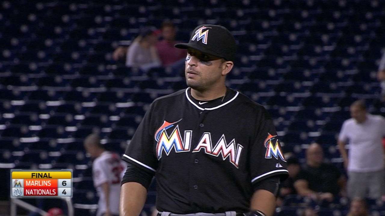 Marlins' HRs deal a blow to Nats' playoff hopes