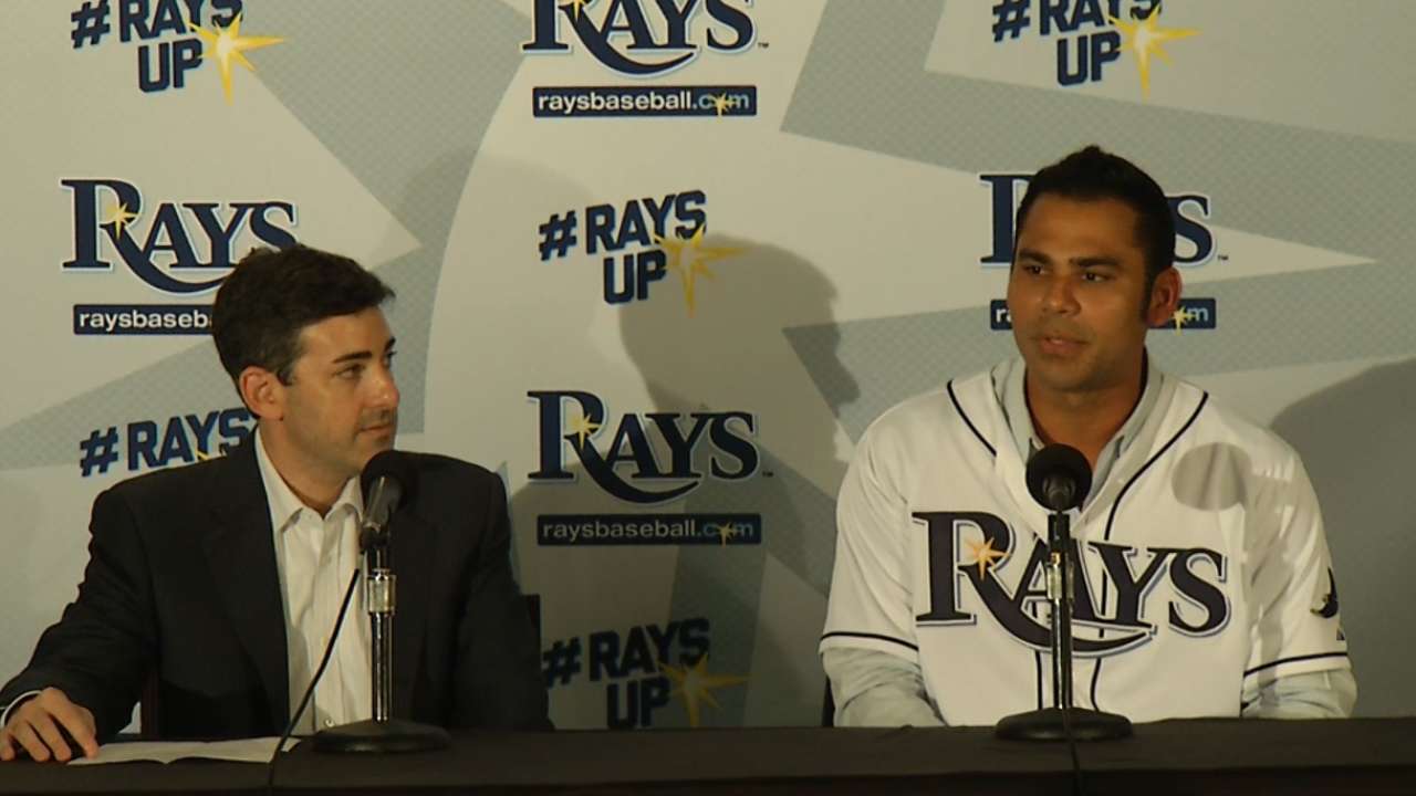 Pena thankful to retire a Ray