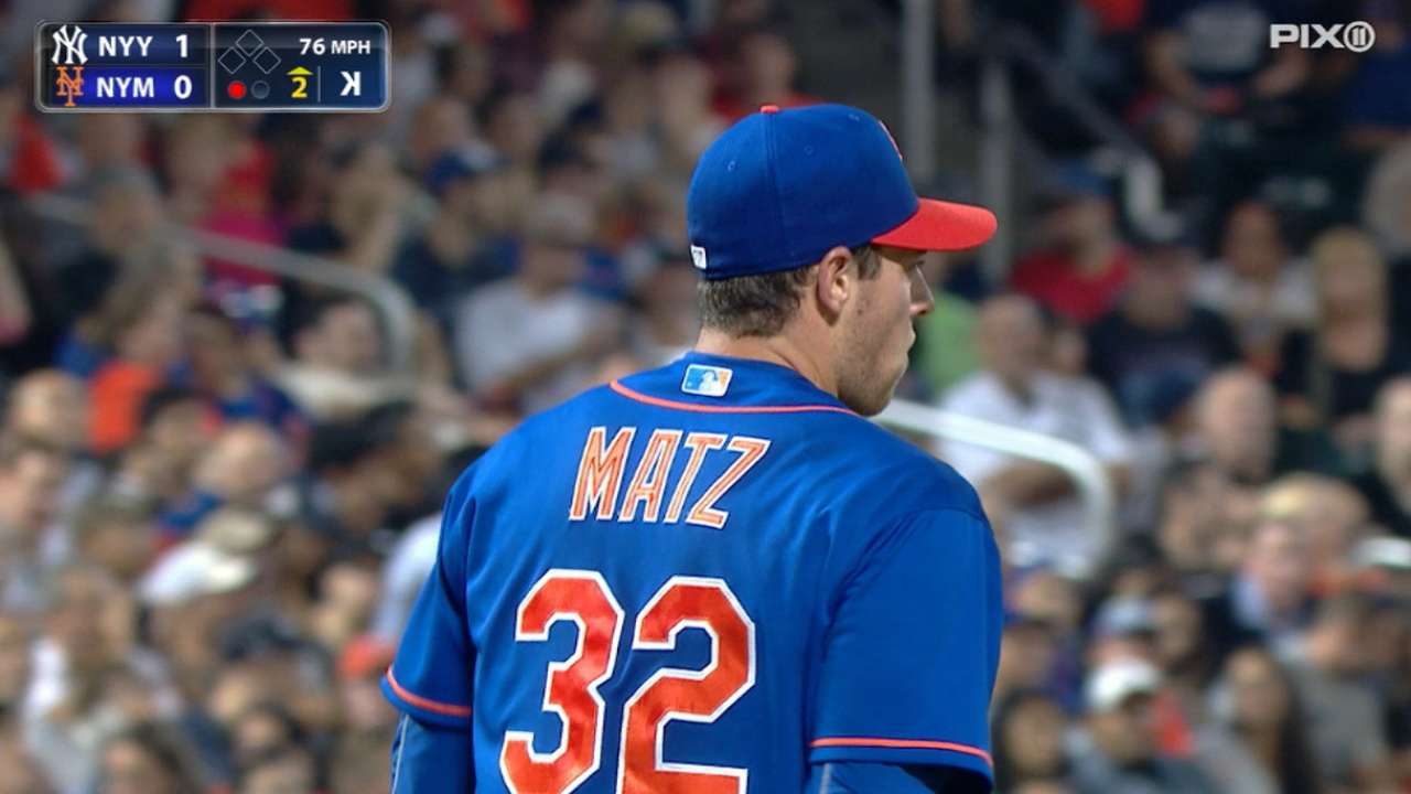 Matz holds Yanks to one run