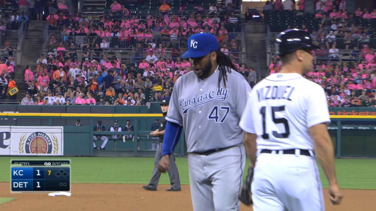 Solid Cueto a sight for sore eyes