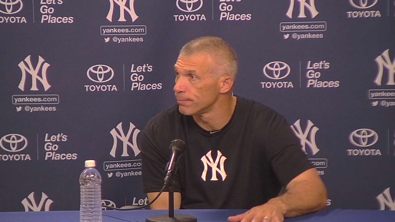 No DH creates tough call for Girardi on Tanaka