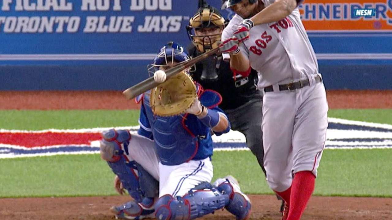 Ataque de 5 carreras en la 9na da triunfo a Boston vs. Azulejos