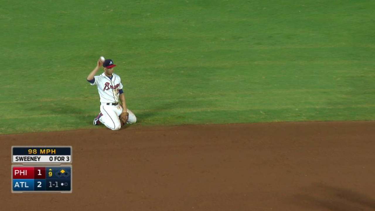 A. Simmons' outstanding grab