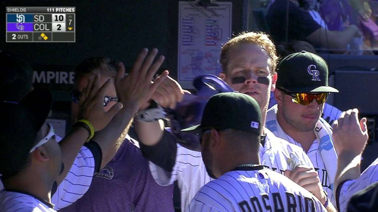 Morneau scores on wild pitch