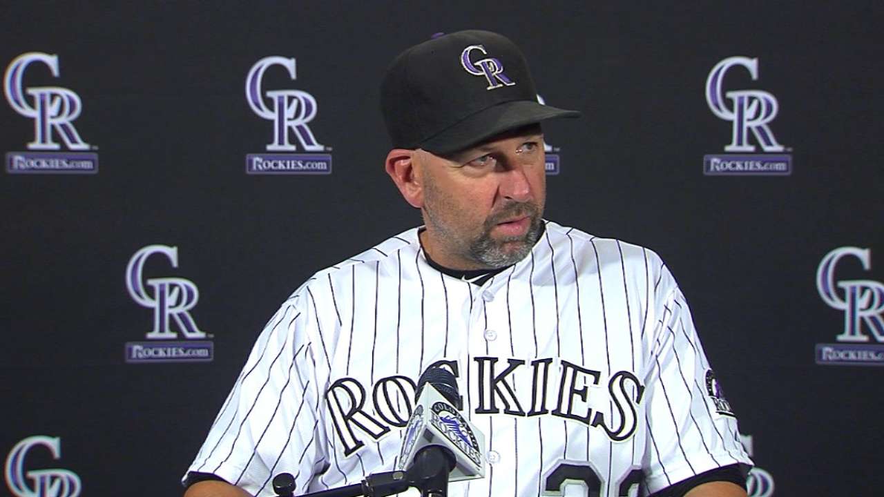 Weiss on loss to Padres