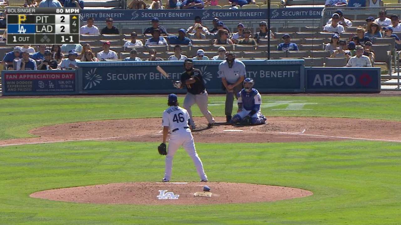 Piratas hunden a Dodgers detrás de Marte, Alvarez