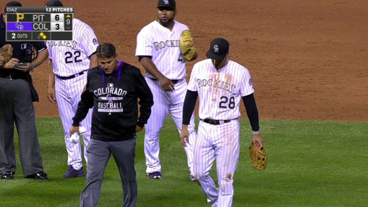 Arenado OK following injury scare