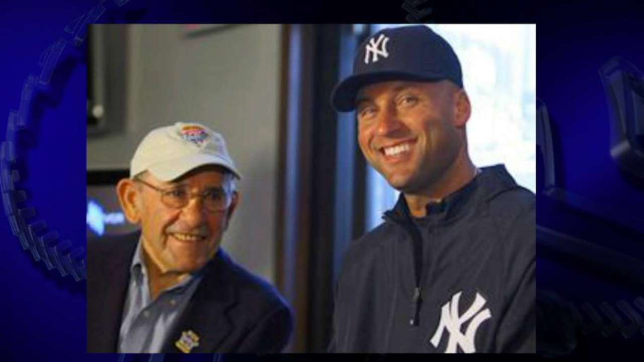 Jeter pens appreciation of 'magician' Yogi