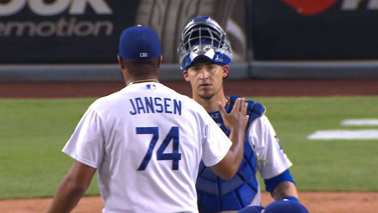 Utley's sliding catch ends game