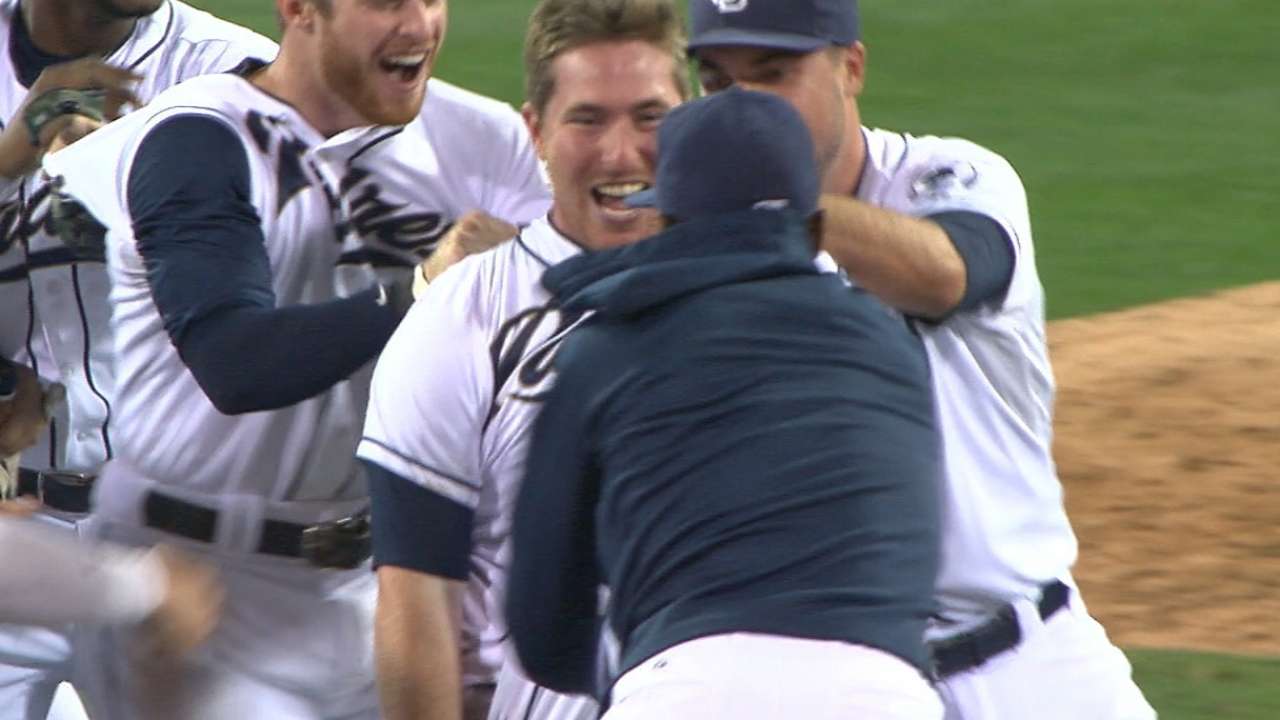 Gyorko plays big on his birthday