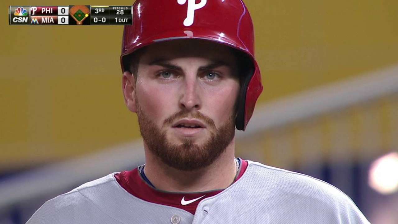 Asher's first MLB hit