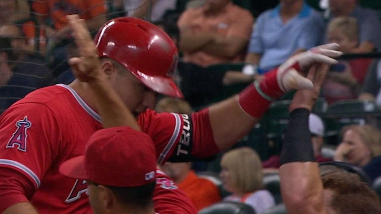 Trout proving he deserves another MVP Award