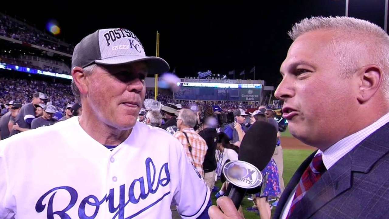 Yost on Royals winning division