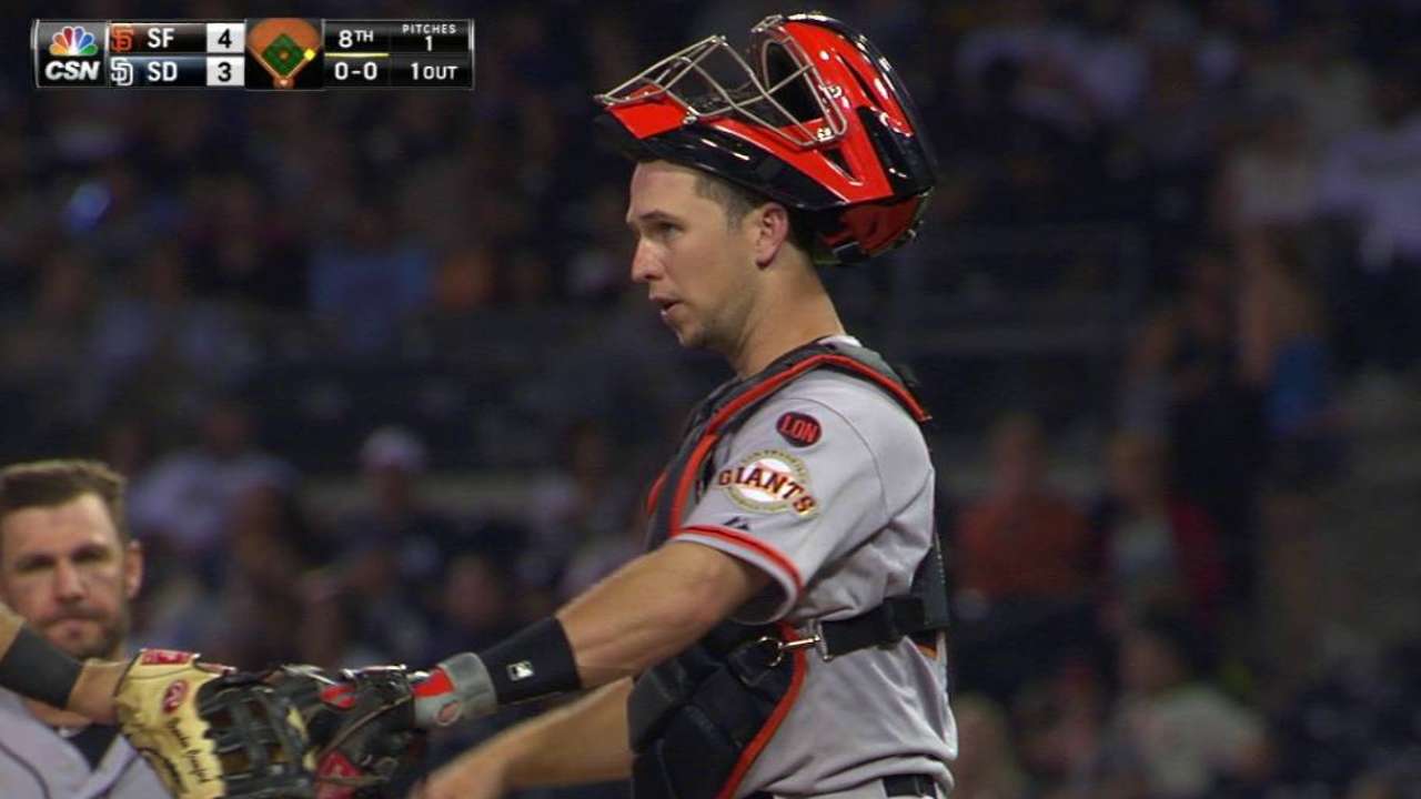 Posey's heads-up play