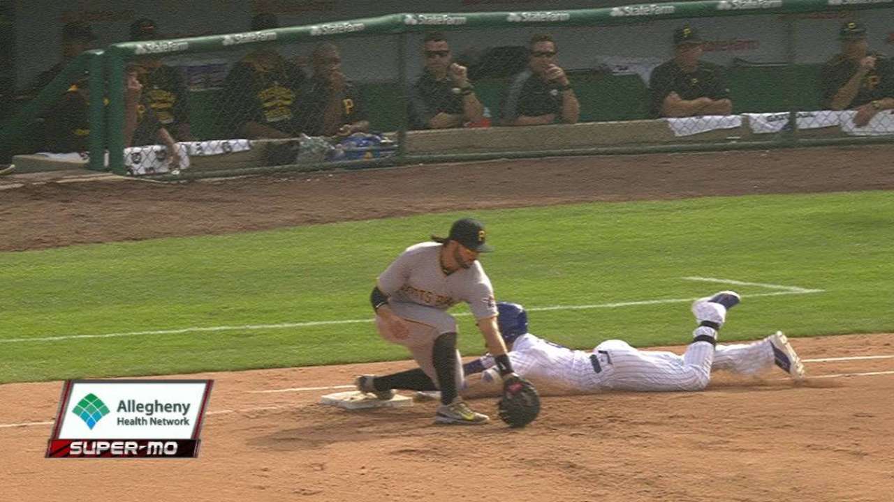 Watson nabs Baez at first